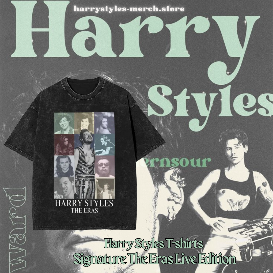 Harry Styles Washed T-shirts - Signature The Eras Live Edition
